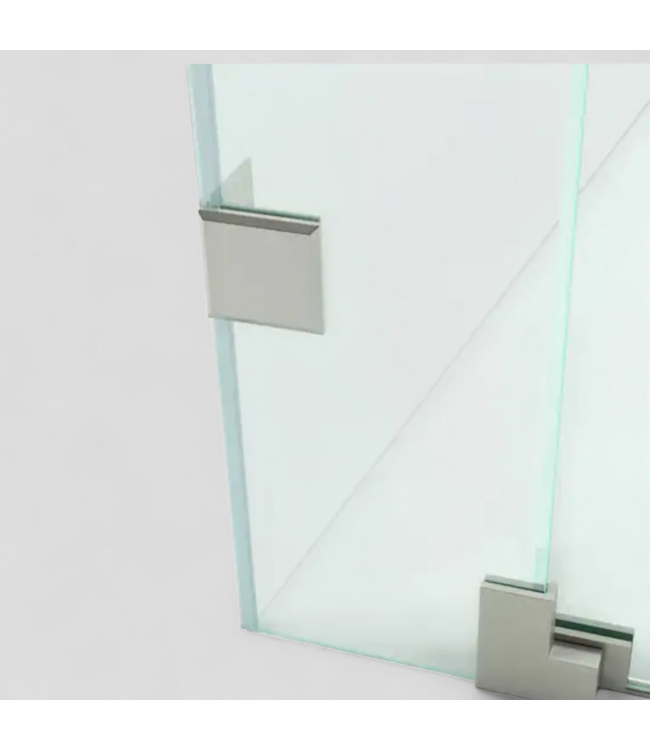 48573 Vigo Frameless Pivot Shower Door 30" to 36"W x 72"H