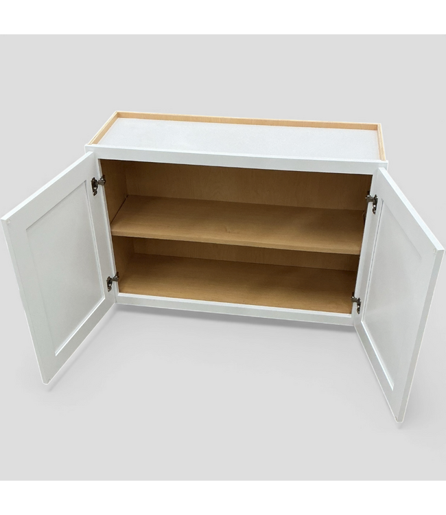 48579 Bright White Upper Wall Cabinet 36"W