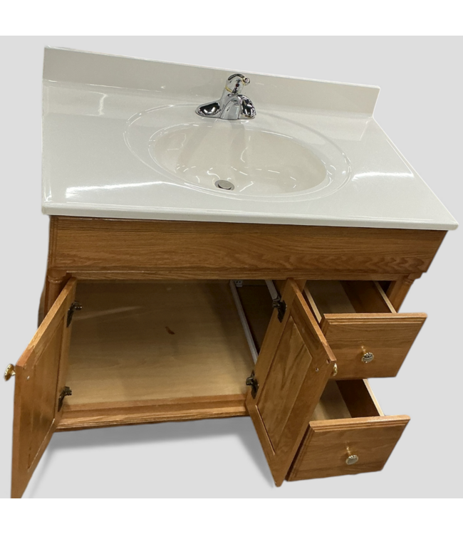 48588 Bathroom Vanity With Top And Faucet 36"