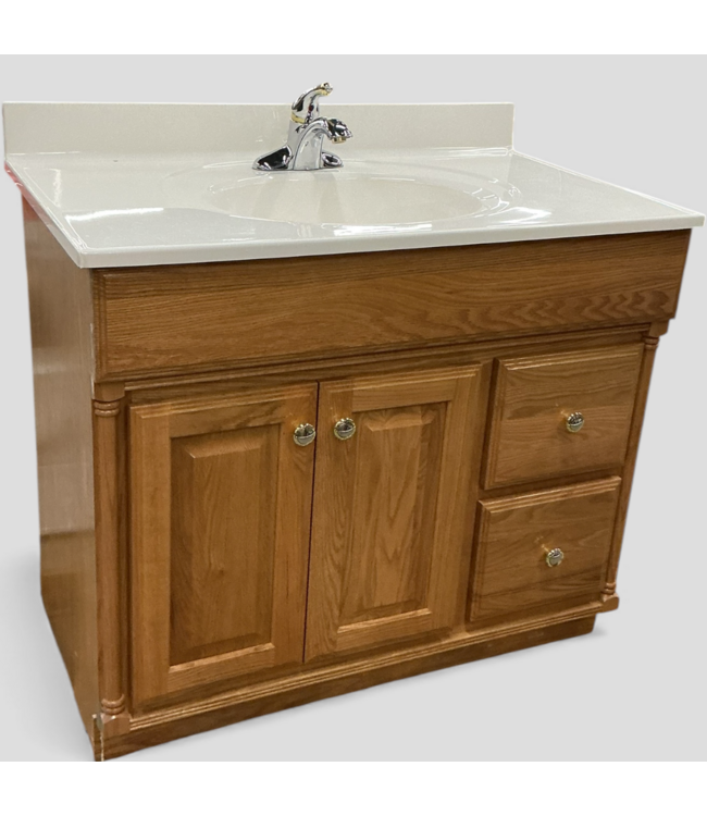 48588 Bathroom Vanity With Top And Faucet 36"
