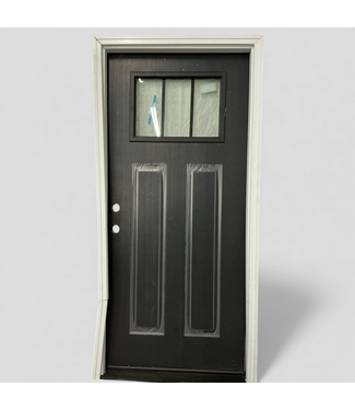 48594 Jeld-Wen Steel 1/4 Lite Prehung Exterior Door 36 x 80