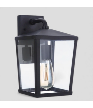 48606 Craftmade Olse 1-Light Black Outdoor Lantern