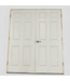 48612 6 Panel Prehung French Interior Door 65.5"W x 79.5"H