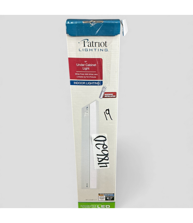 48620 Patriot Lighting Hardwire Under Cabinet Light 18"