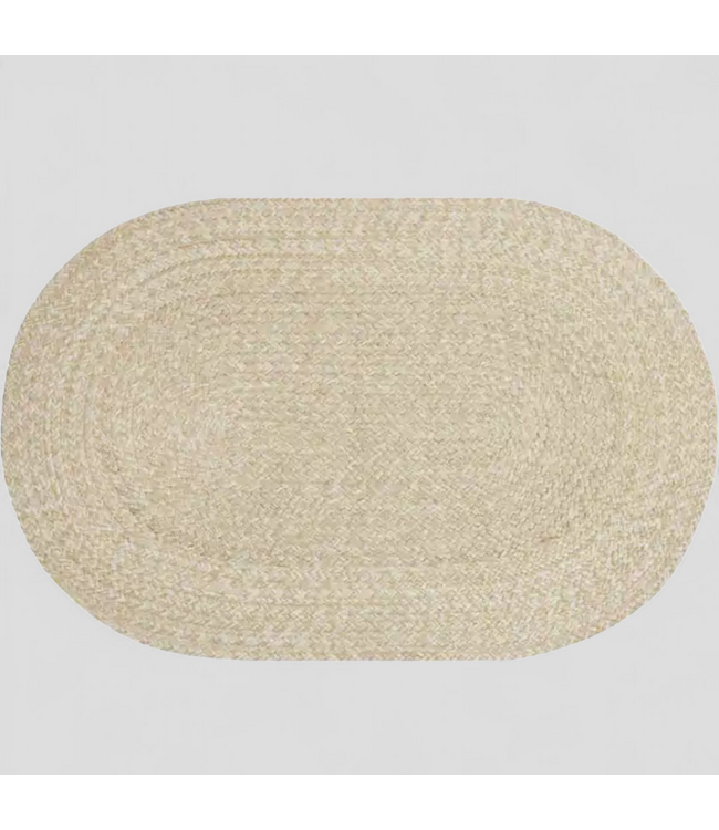 48627 allen + roth 2 x 3 (ft) Beige Solid Throw rug