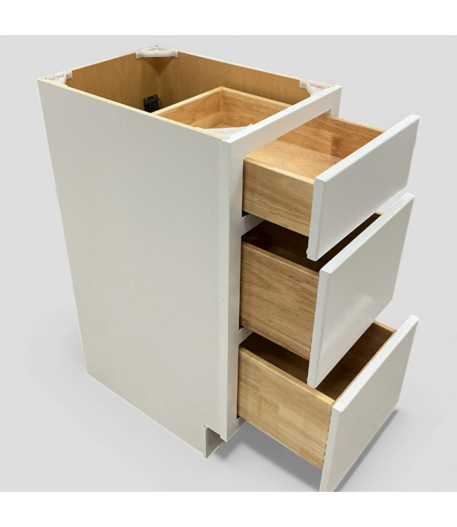 48632 Bright White Base Cabinet 15"W