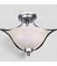 48643 Portfolio 2 -Light Brushed Nickel Flush Mount Light