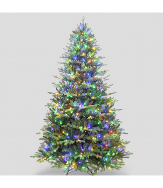 47302 Fraser Hill Farm 9' Oregon Pine Pre-Lit Christmas Tree