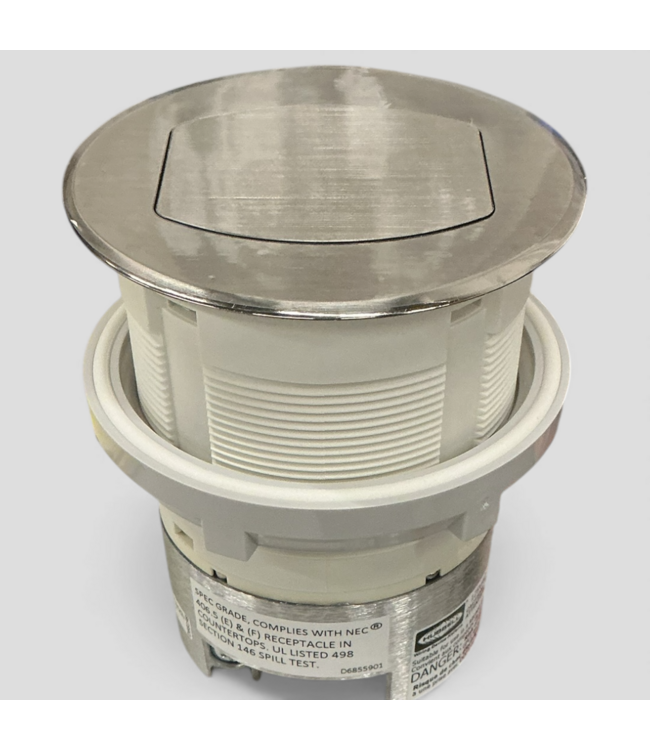 48649 Hubbell Bryant 15A Pop-Up Countertop Receptacle