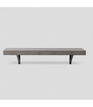 48651 allen + roth Distressed Wood Rectangular Shelf Kit