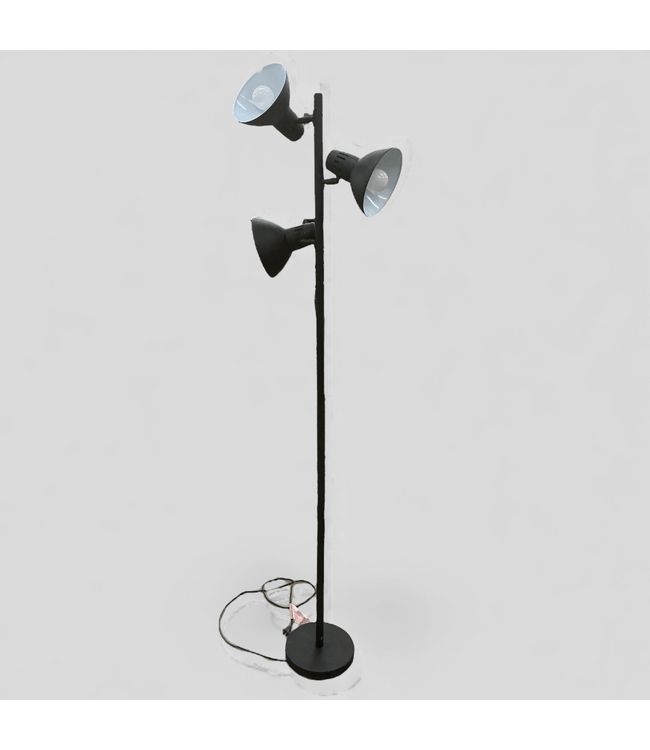 48656 Allen + Roth Embleton Bronze Multi-head Floor Lamp