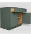 48664 Reliabilt Basil Green Sink Base 27"W