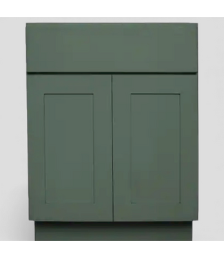 48664 Reliabilt Basil Green Sink Base 27"W