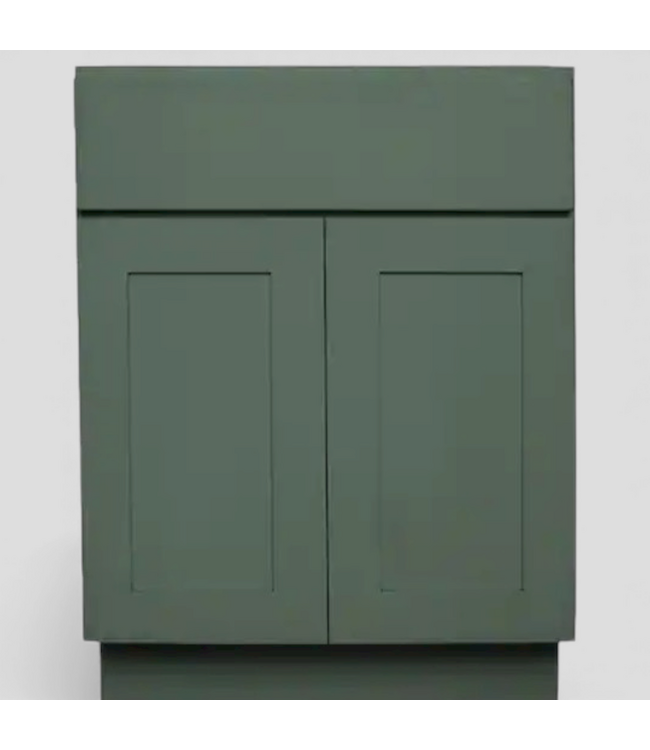 48664 Reliabilt Basil Green Sink Base 27"W