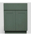 48664 Reliabilt Basil Green Sink Base 27"W