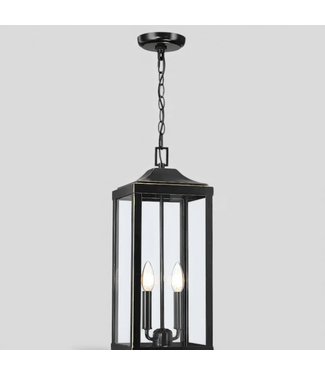 48672 True Fine Outdoor Bronze 2-Light Pendant Light