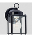 48716 Generation Lighting Black Outdoor Wall Light 8.25"H