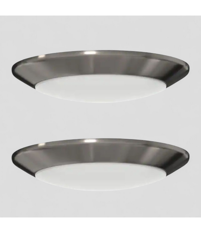 48715 Project Source LED Flush Mount Light 2 -Pack