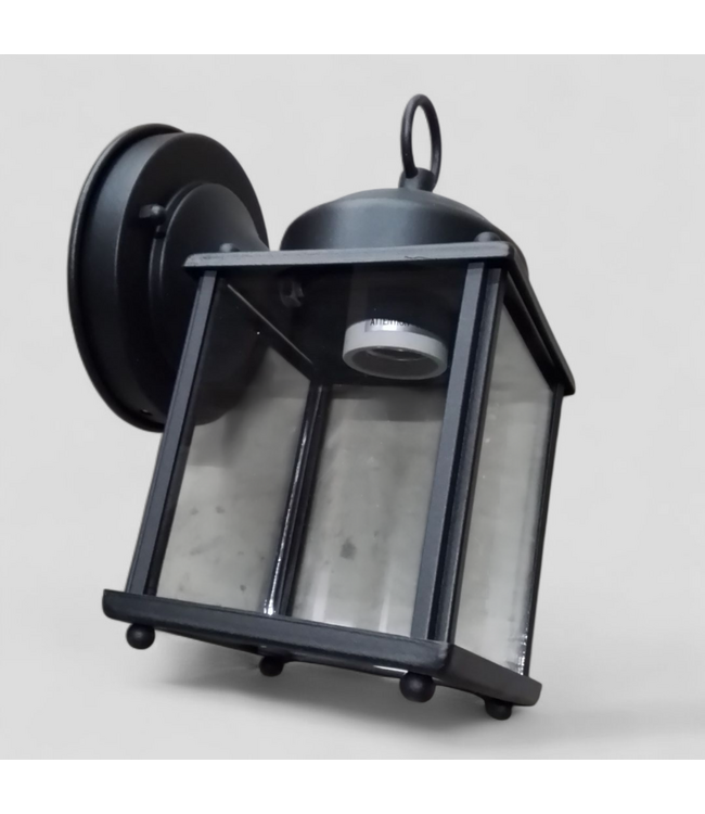 48716 Generation Lighting Black Outdoor Wall Light 8.25"H
