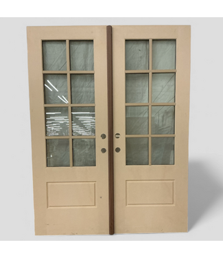 48704 Pella 3/4 Lite Double Swing Entry Door 60.25"W x 79"H.