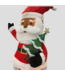 48728 Holiday Living 48" Freestanding Black Santa Yard Decor