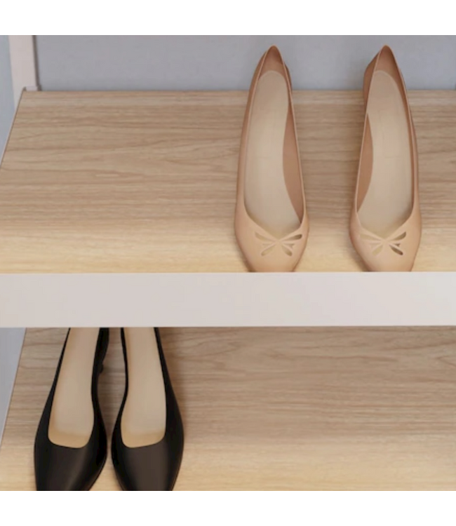 48732 Orgin21 Edda Natural Oak Angled Shoe Storage