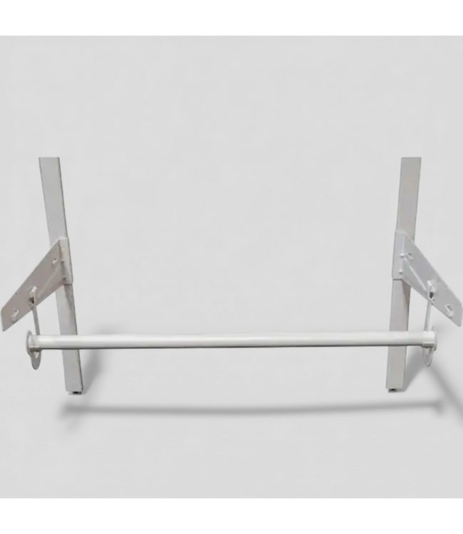 48729 Orgin21 Edda White Under Shelf Clothing Rod