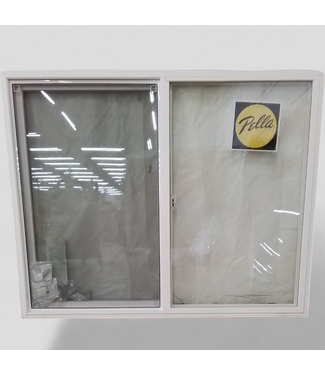 48739 Pella White Vinyl Horizontal Sliding Window 60"W x 48"H