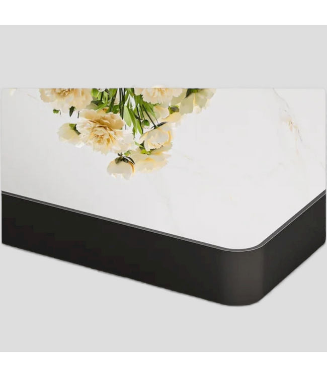 48742 Keonjinn Rectangle Matte Black Bathroom Wall Mirror