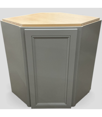 48743 Diamond NOW Gray Corner Diagonal Upper Cabinet