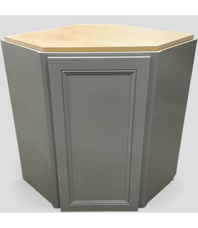 48743 Diamond NOW Gray Corner Diagonal Upper Cabinet