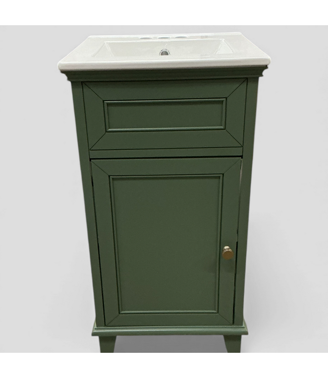 48751 Allen+Roth Lambert Sage Green Single Vanity 18"