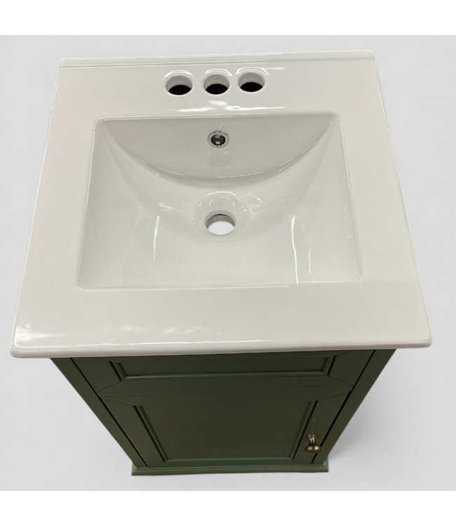 48751 Allen+Roth Lambert Sage Green Single Vanity 18"