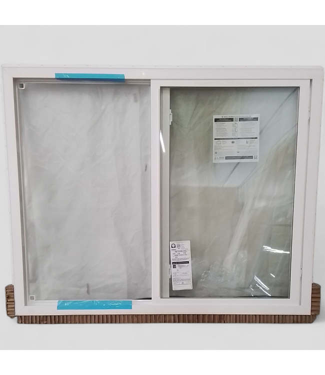 48758 Pella White Vinyl Horizontal Sliding Window 59.5"W x 47.5"H