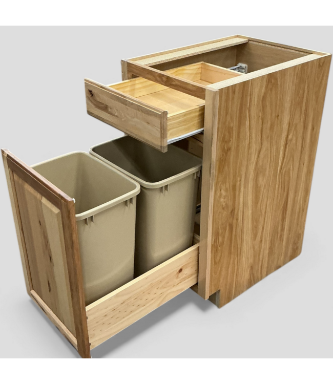 48761 Rustic Hickory Base Cabinet 18"W