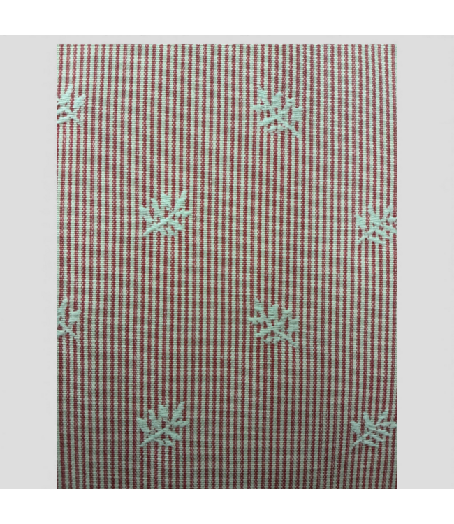 48788 Ethan Allen Ticking Stripe Skirted Loveseat