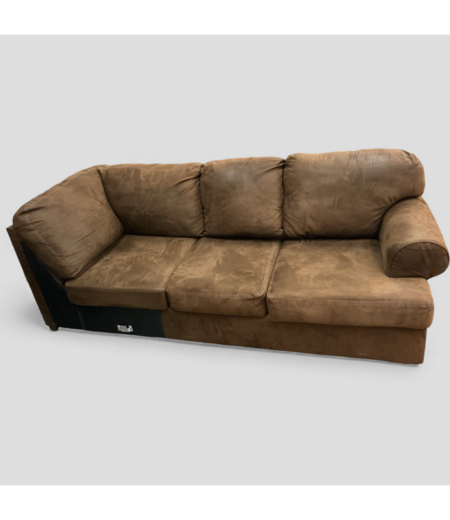 48787 3 Piece Dark Brown Sectional Sofa With Lounge