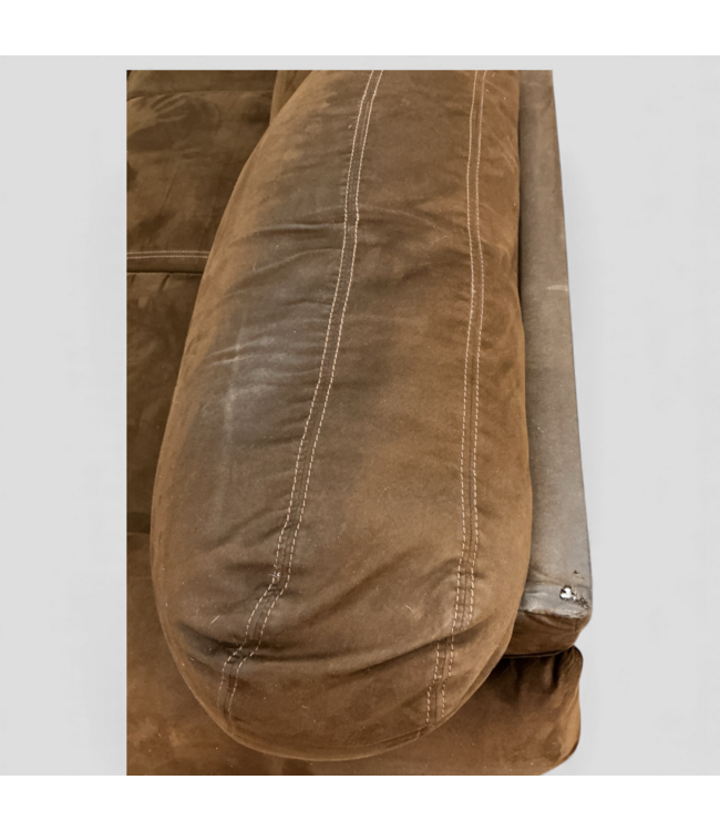 48787 3 Piece Dark Brown Sectional Sofa With Lounge