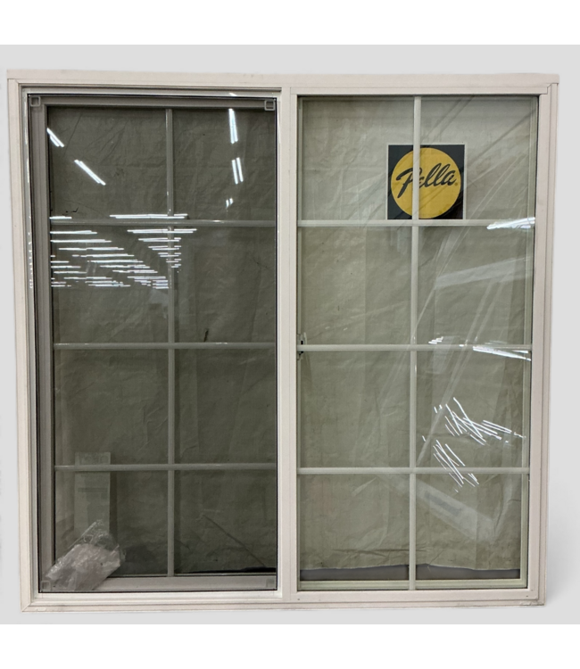48793 Pella 16 Grid Sliding Window 60"W x 60"H