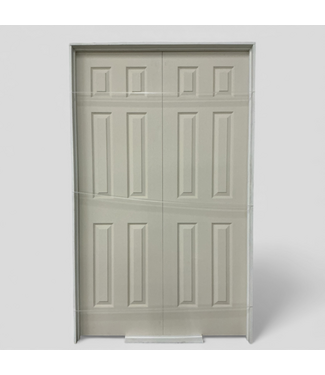 48794 Prehung Hollow Door Double Interior Door 49.375"W x 81.5"H