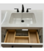 48804 Single Sink White Bathroom Vanity With Top 48.5"W