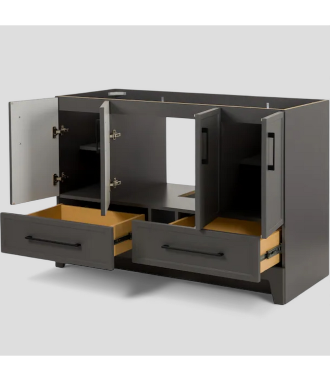 48833 Style Selections Meera Cement Gray Vanity 48"