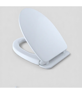 48843 Toto Softclose Cotton White Elongated Toilet Seat