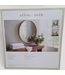 48856 allen + roth Natural Wood Framed Wall Mirror 30"W x 30"H