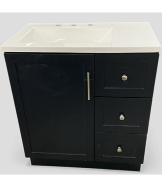 48863 Project Source Davies 30" Bathroom Vanity With Top