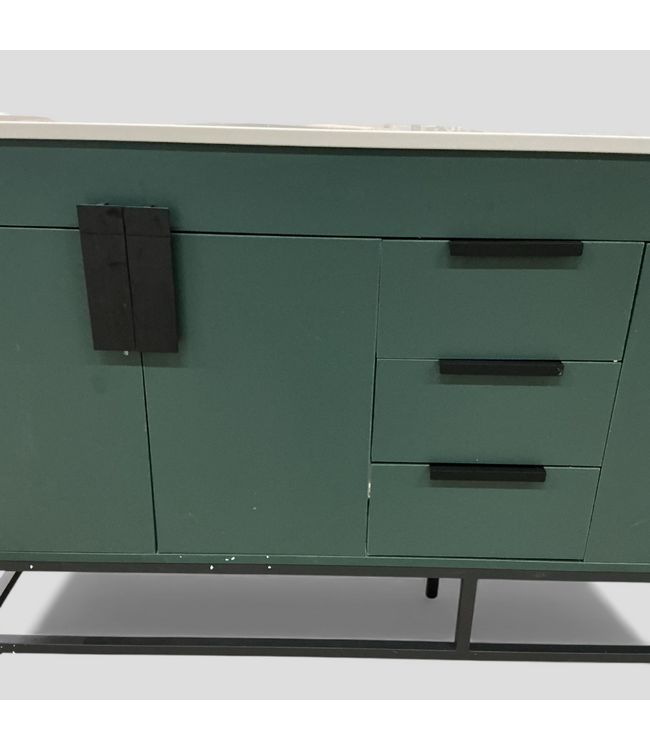 48844 Elegant Lighting Eugene Green 60" Double Vanity