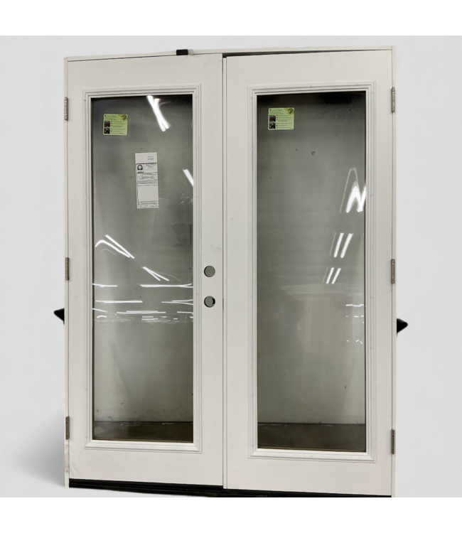 48880 Jeld-Wen Full-Lite Fiberglass Double Door 59" x 79.5"