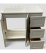 48892 Project Source Davies Grey Bathroom Vanity 36"