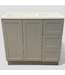 48892 Project Source Davies Grey Bathroom Vanity 36"