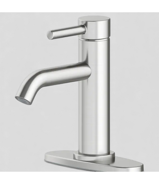 48894 Allen+Roth Harlow Brushed Nickel 1-Handle Faucet